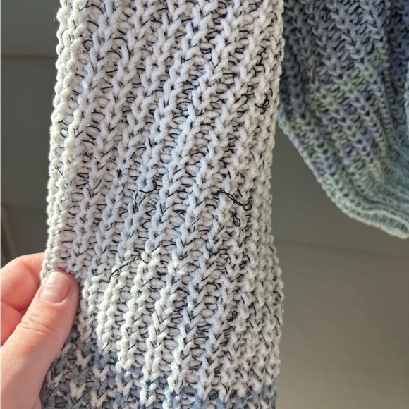 MM By My Michelle Cropped Balloon Sleeve Cowl Neck Knit Sweater | XS - Picture 8 of 11